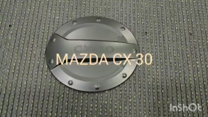ครอบฝาถังน้ำมัน ฝาถังน้ำมัน สีดำ ด้าน มาสด้า ซีเอ็ก30 Mazda CX30 ปี 2020 2021 2022 2023 2024 ใส่ร่วมกันได้ R