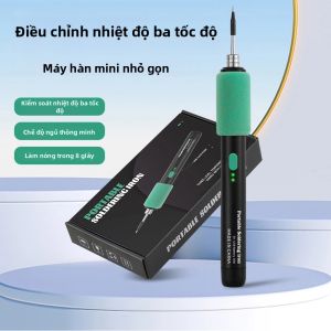 Aideepen | Mỏ Hàn Mini Không Dây 5V 15W Tích Hợp Pin Điều Khiển Nhiệt Độ Ba Cấp Độ Công Cụ Sửa Chữa Điện Tử Cầm Tay