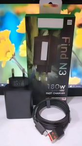 Charger OPP FIND N3 Full Black 180W Super VOOC Support Fast Charging