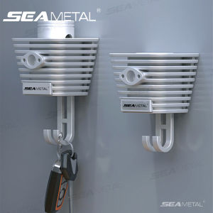 SEAMETAL Wall-mounted Key Hanger Hook Strong Adhesive Hook Holder Home Storage Organizer Suitable for Car Motorcycle Key Hook