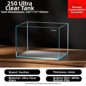 Sunsun | Clear Glass Aquarium Aquatic Plant And Animal Friendly