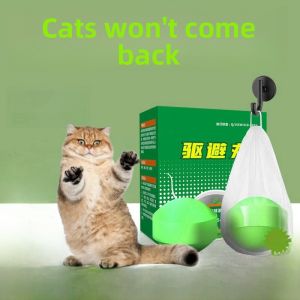 Outdoor Long-Lasting Cat Repellent Strongly Drives Away Wild Cats Prevents Urinating in Engine Compartment Cat Deterrent Scented Balls