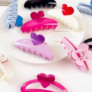 ED - 13CM - JEPITAN RAMBUT KOREA JUMBO ICON LOVELY PREMIUM / AKSESSORIS JEDAI RAMBUT ANAK GLOSSY