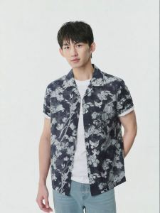 Summer New Fashion Casual Comfortable Short Sleeve Mens Shirt