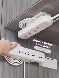 QINFEI | Self-Adhesive Traceless Cable Organizer Wall Mount
