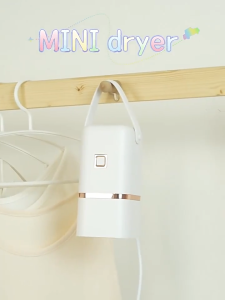 เครื่องอบผ้าแบบพกพา เครื่องอบแห้งไฟฟ้าขนาดกะทัดรัดสําหรับบ้าน เครื่องอบผ้าแบบพับได้ การอบแห้งเสื้อผ้าที่สะดวกในหอพัก