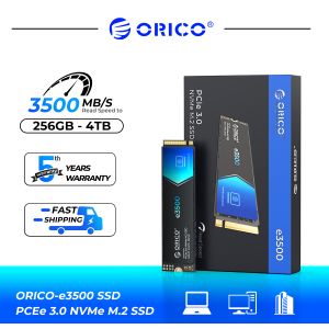 ORICO PCIe3.0 3600MB/s M.2 NVME SSD 256GB 512GB 1TB/2TB/4TB M.2 NVMe SSD Drive  Internal Solid State Drive For Laptop PC