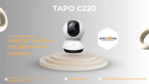 TP-Link Tapo C220 2K QHD Pan/Tilt AI Security Camera 360° View Person/Pet/Vehicle Detection Sound Recognition Night Vision 2-Way Audio MicroSD/Cloud Storage | NASHANTOO