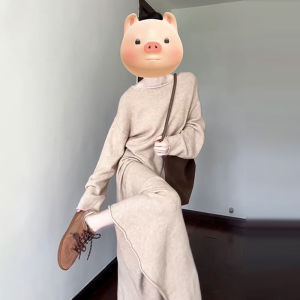 SENWA | Elegant Petite-friendly Autumn Winter New Korean-style Dress