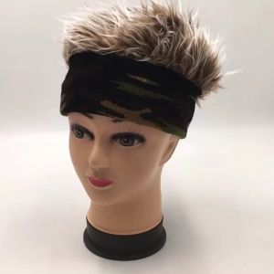 Explosive wig hat landlord hat hip hop hat mens Instagram womens knitted hat Hair hair hat