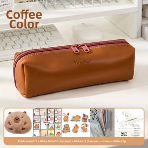 TONGHUI | Original Leather Pencil Case Large Capacity