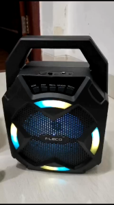 Speaker Karaoke Speaker Portable with MIC Bluetooth MP3 Player Bass FLECO F-6112M  6.5 inch [Bluetooth/Karaoke/USB/TF/FM/AUX-IN/TWS/] ~TFA