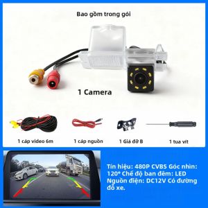 Camera Dự Phòng HD Phía Sau Cho SsangYong Korando Rexton Kyron ActYon Stavic Rodius - Đèn Biển Số Phụ Kiện Xe An Toàn Khi Đỗ Xe