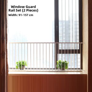 EUDEMON | Child Fall Prevention Safety Window Guard Barrier No Drilling