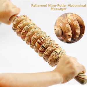 MINGRENBANG | Wooden Acupressure Massage Roller Stick