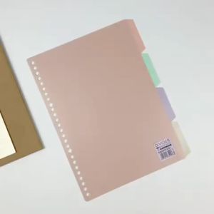 SAMOYED DVBN-51 Pembatas / Divider / Index Pastel for Binder Note / Loose Leaf B5