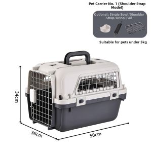 SHENJINGMAO | Airline Approved Pet Carrier Transport Cage