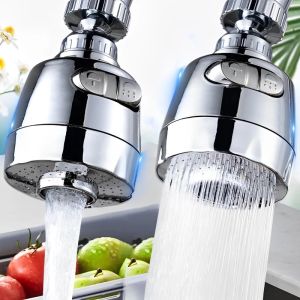 2/3 Chế độ bếp thông dụng phụ kiện chuyển đổi vòi nước mở rộng vòi lọc nước xoay 360 ° dụng cụ nhà bếp Vòi vòi tiết kiệm phun nước