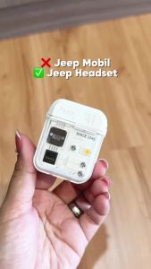 Jeep JP-EW003 TWS Earphone Bluetooth Nirkabel Speaker Mini Bluetooth 5.3 Headphone In-Ear Bass Stereo IPX5 Earphone Olahraga Tahan Air untuk Android IOS