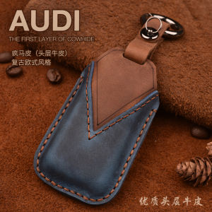 Vỏ Đựng Chìa Khóa Bằng Da Bò Audi Q5L A4L A6L A7L A8L Q7 Q8 A3 Q4 Q6 Vỏ Da Thật Sang Trọng Túi Đựng Chìa Khóa Ô Tô