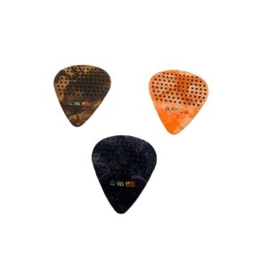 Guitar Picks with Grips Non-slip Includes Thin Medium Heavy Guitar Pick 0.46 0.71 0.96mm Variety Colorful with Holder