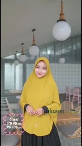 Husna Jilbab Instan Daily Series XL Jersey Premium