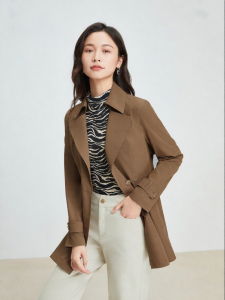 Koradior | Elegant Fitting Slimming Trench Coat