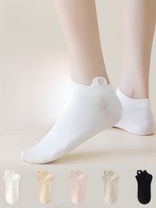 MiiOW | Tất thể thao mỏng mùa hè thấm hút mồ hôi thoáng khí không xương bằng cotton kháng khuẩn đa năng cho nữ Tất ngắn MiiOW Cat Person