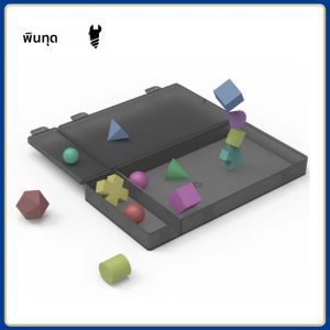 DSPIAE BOX-1 กล่องชิ้นส่วนห้ารูปแบบ BOX-2 กล่องเครื่องมือสองรูปแบบ BOX-3 ถังเก็บชิ้นส่วน สีดํา