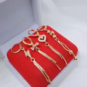 Anting Jurai Wanita Aksesoris Fashion Awet Tahan Lama Anti Karat Cocok Untuk Harian