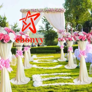 【COD】Ice Silk Material Wedding Road Lead Cover for Party Event Banquet Supplier Decoration