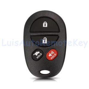 3 / 4 / 6 Buttons Remote Car Key Fob 315MHz Replacement for Toyota Sienna Highlander Sequoia Tacoma Tundra FCC ID: GQ43VT20T