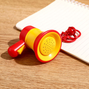 Creative Mini Recorder Horn Keychain School Bag Decorative Hanging Toy Novelty Keychain Cartoon Series Plastic Material
