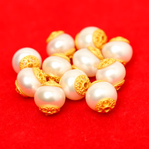 สร้อยข้อมือ DIY ชุบทอง 925 เงินแท้ ประดับมุกธรรมชาติ ลูกปัดแยก สร้อยข้อมือ สร้อยข้อมือ ลูกปัดแยก ลูกปัดแยก