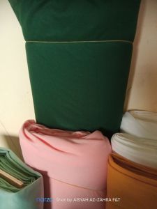 Kain HYGET PURING lebar 1.5m/TIDAK NYARUNGadem lembut (harga tertera per 0.5 meter)