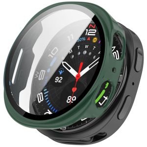 PEO | Samsung Galaxy Watch 8 Kính Cường Lực + Vỏ Bảo Vệ Toàn Bộ PC Vỏ Bảo Vệ Màn Hình Cho Đồng Hồ 44mm 40mm Phụ Kiện Cổ Điển