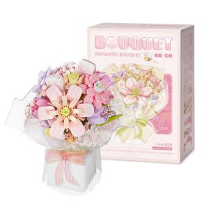 TMSU | Elegant and Unique Gift for Teachers Girlfriend Best Friends and Women - 3D Flower Building Blocks