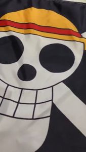 หนึ่งชิ้นสตรีมเมอร์ครอสโบนส์ขนาดใหญ่ 90x150 ช่องหน้าหัวกระโหลกฮาโลวีนธงราว ประสบการณ์ให้ชื่นชอบอนิเมะ ของขวัญ