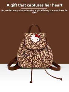 MANTUOLUO | Gift High-end Hellokitty Collaboration Leopard Backpack