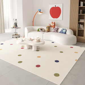 Dopamine Thickened Living Room Carpet Anti-Slip Girls Bedroom Bedside Blanket Nordic Style Home Fabric Carpet Rectangular Shape