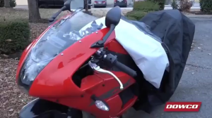 ผ้าคลุมรถมอเตอร์ไซค์ ผ้าคลุมรถ 3 ชั้น 420D หนาดี ทนทาน รถจักรย านยนต์กันน้ำกั นฝนกันฝุ่นป้อ