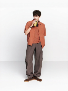 Semir | Quần Tây Nam Mùa Thu Vintage Cắt Xéo Đựng Đồ