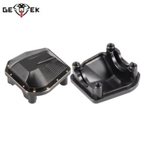 Heavy Duty Black Brass Diff Cover 33g for 1/10 Scale RC Comp Crawler Axial SCX10 PRO 4x4 LCG Chassis Front Rear Axle Upgrade