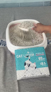 🌟สินค้าอยู่ในไทย พร้อมส่ง🌟[2kg โปรโมชั่นพิเศษ!] ทรายแมว เบนโทไนต์+ถั่วเหลือง 2kg | จับตัวเร็ว ไม่ติดกระบะ กำจัดกลิ่นแรง เทชักโครกได้｜ปลอดภัย ไม่มีฝุ่น｜ส่งฟรี