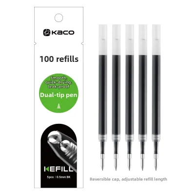 Kaco | Stress-Relieving Smooth High Aesthetic Black Fountain Pen