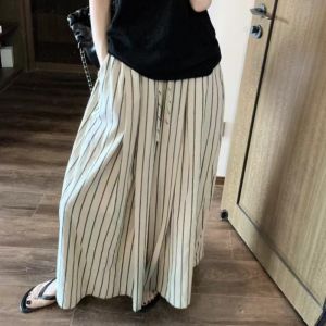 VKSOD | Summer Fashion High Waist Wide Leg Pants Womens Sleeveless Vest Two-Piece Set Korean Style Elegant Black Two-Piece Outfit