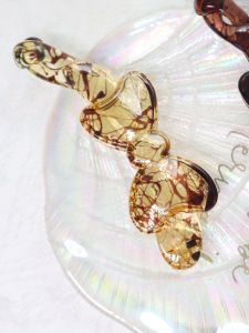 กิ๊บติดผมรูปผีเสื้อขนาดกลาง พวงกุญแจโบว์ผีเสื้อ กิ๊บติดผมยางยืดแบบแน่นหนา รูปตัว B รูปตัว T รูปตัว U สไตล์เกาหลี