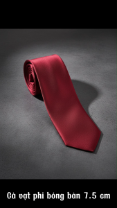 CÀ VẠT PHI BÓNG BẢN NGANG 7.5 CM