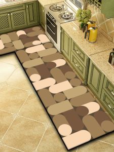 Thảm Nhà Bếp Silica Clay Thảm Dài Khô Nhanh Chống Dầu Chống Trượt Thảm Nhà Máy Thoáng Khí Thoáng Khí