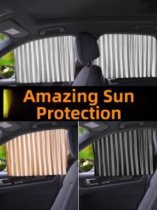 GUOQI | Magnetic Rear Window Shade Curtain Privacy and Sun Protection